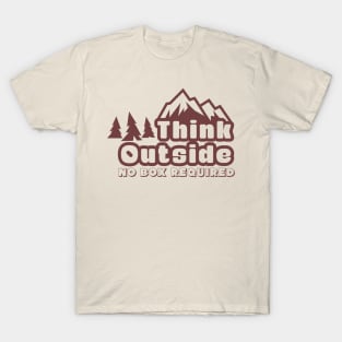 Think Outside No Box Required T-Shirt